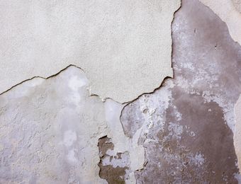 Drywall patching closeup