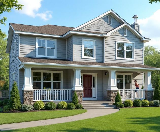 Exterior house painting in Kemptville