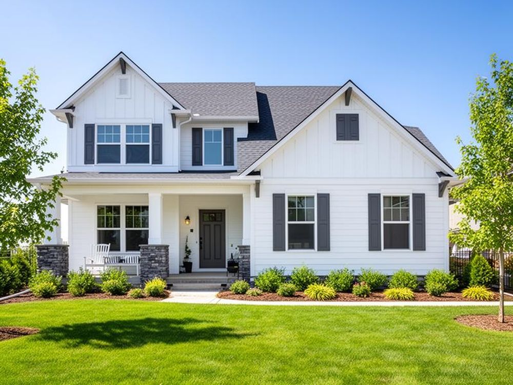 Freshly painted home exterior in Kanata Lakes