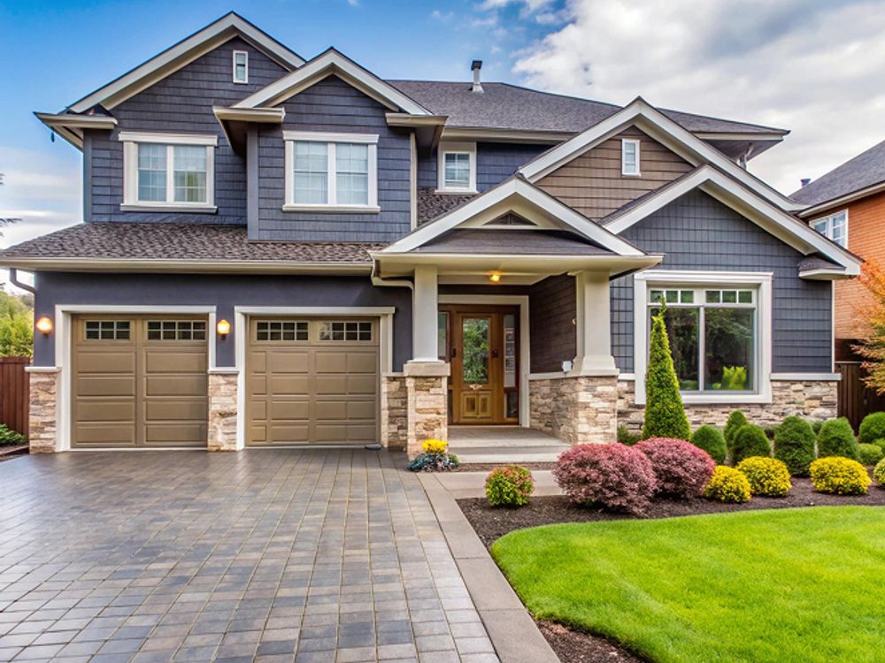 Freshly painted home exterior in Fallingbrook, Orléans