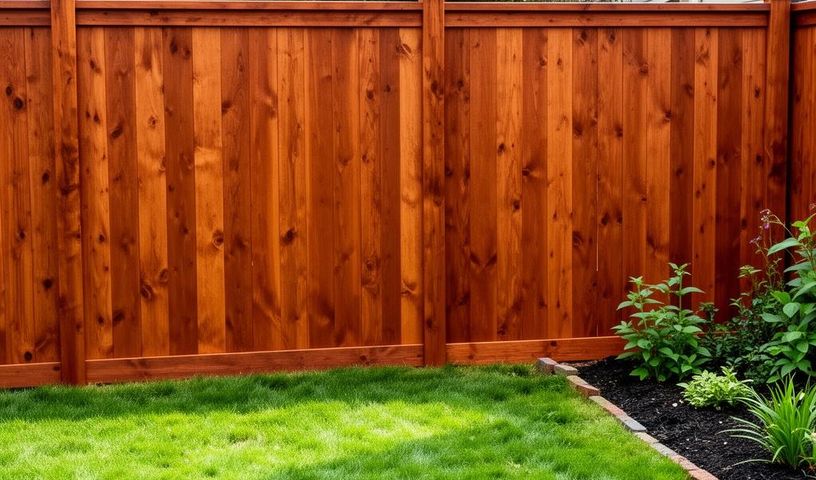 Fence and wood siding staining